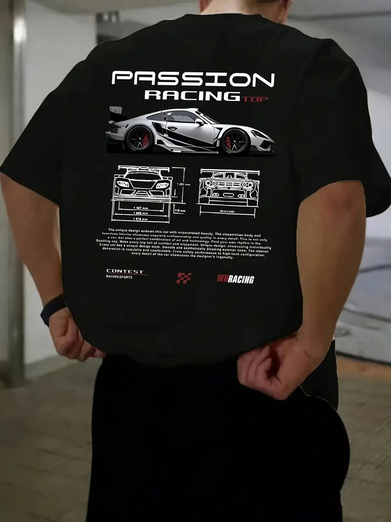 Porsche Legacy Printed T-Shirt – Premium Cotton