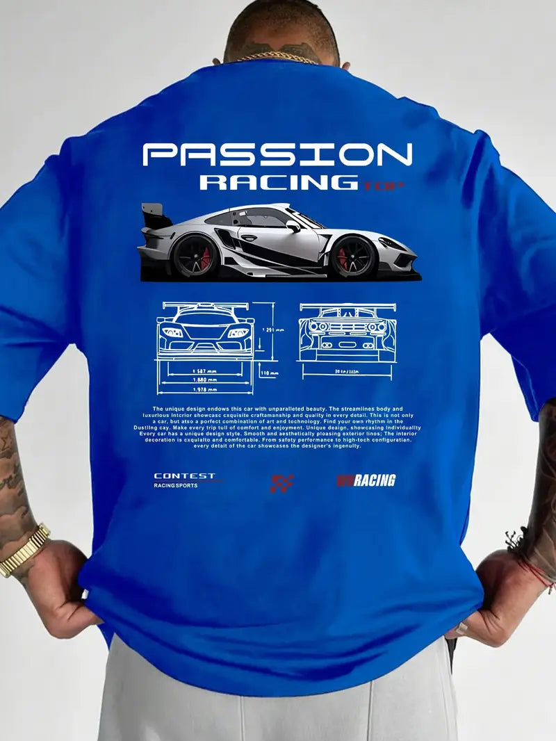 Porsche Legacy Printed T-Shirt – Premium Cotton